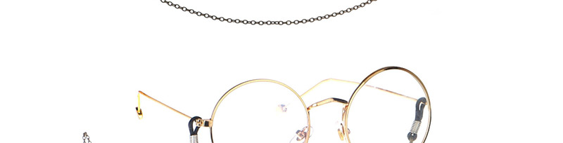 Fashion Bronze Non-slip Metal Smiley Face Faded Glasses Chain,Sunglasses Chain