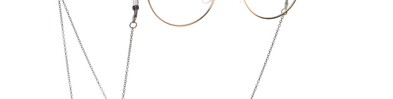 Fashion Bronze Non-slip Metal Smiley Face Faded Glasses Chain,Sunglasses Chain