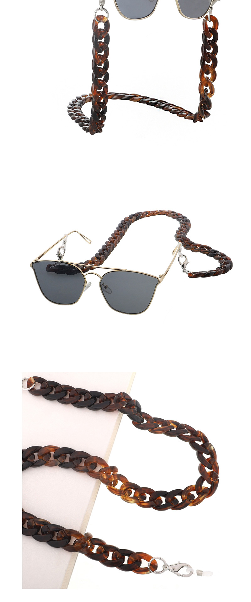 Fashion Black And White Acrylic Glasses Chain,Sunglasses Chain