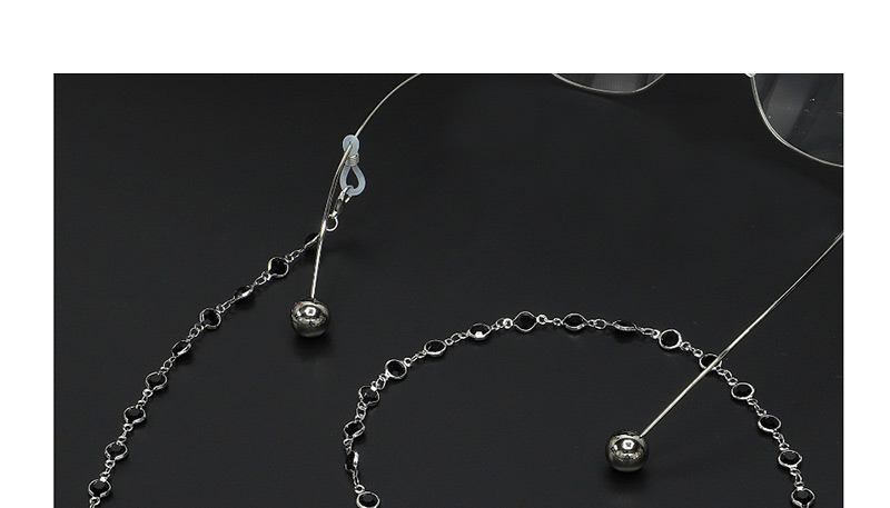 Fashion Silver Glass Bead Chain,Sunglasses Chain
