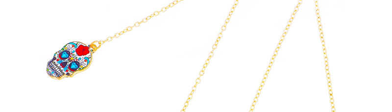 Fashion Gold Metallic Printed Enamel Chain,Sunglasses Chain