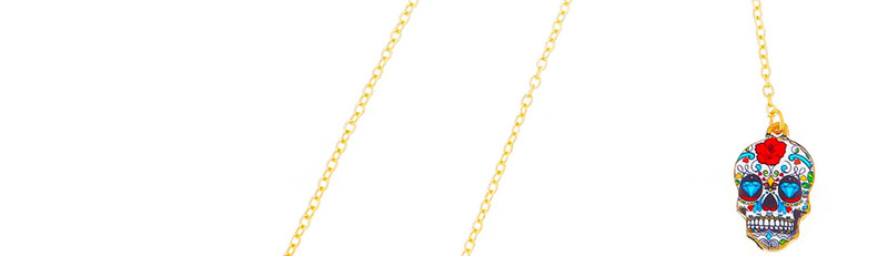 Fashion Gold Metallic Printed Enamel Chain,Sunglasses Chain