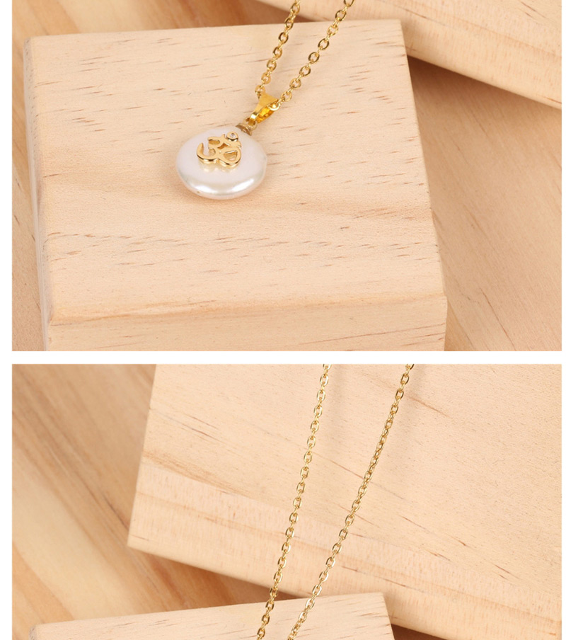 Fashion Gold 4d Shaped Pearl Necklace,Necklaces