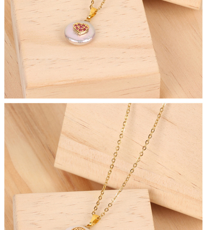 Fashion Gold 5d Shaped Pearl Necklace,Necklaces