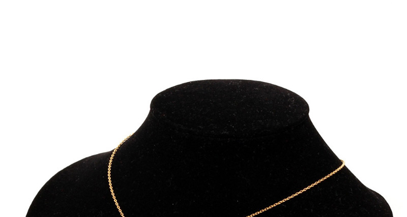 Fashion Gold Glass Rice Beads Woven Pearl Stainless Steel Necklace,Necklaces