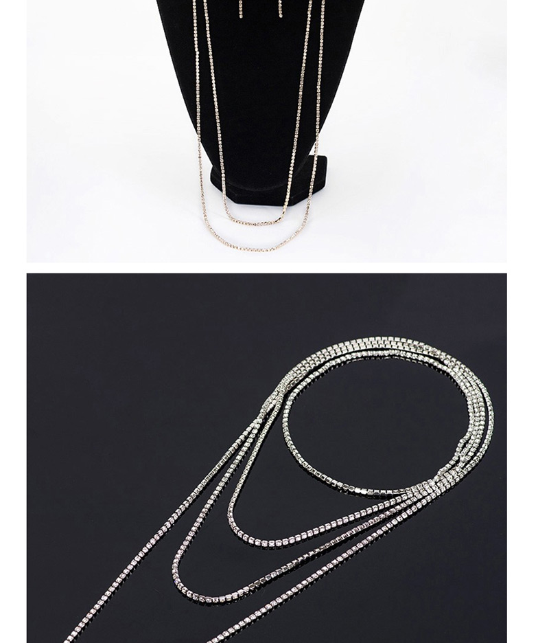 Fashion White Stud Necklace Set,Jewelry Sets