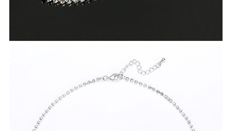 Fashion Silver Gradient Necklace,Chokers