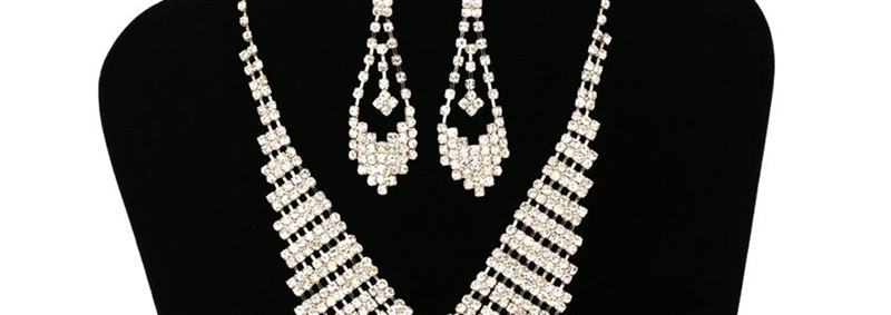 Fashion Silver Earring Necklace Set,Jewelry Sets