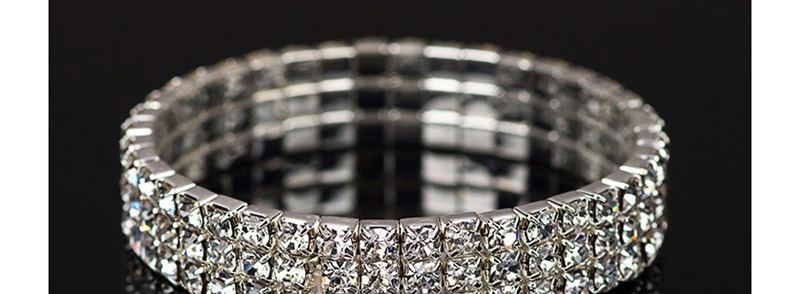Fashion Silver Diamond Band Bracelet,Fashion Bracelets