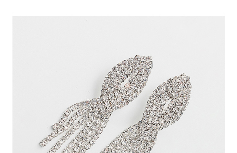 Fashion Gold Crystal Tassel Earrings,Drop Earrings