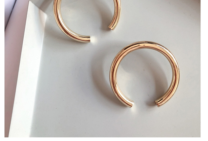 Fashion Gold  Silver Needle Large Circle Ring Earrings,Hoop Earrings
