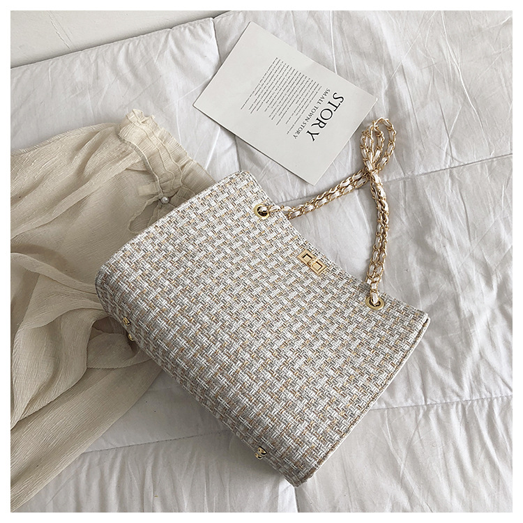 Fashion White Shoulder Messenger Chain Bag,Messenger bags