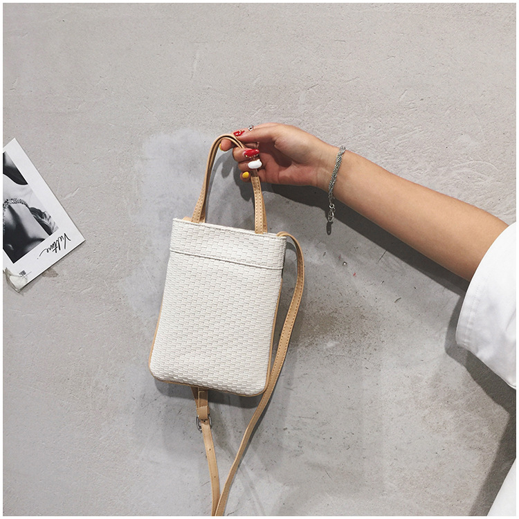 Fashion White Contrast Crossbody Shoulder Bag,Handbags