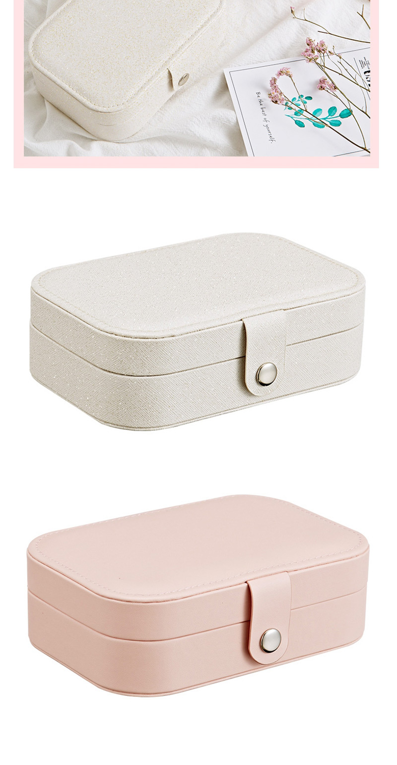 Fashion Flash White Multifunctional Jewelry Box,Home storage