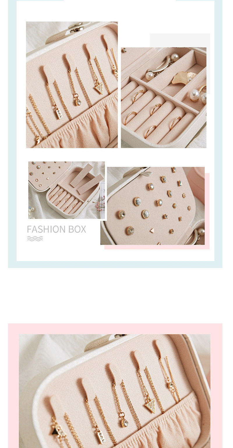 Fashion Flash White Multifunctional Jewelry Box,Home storage