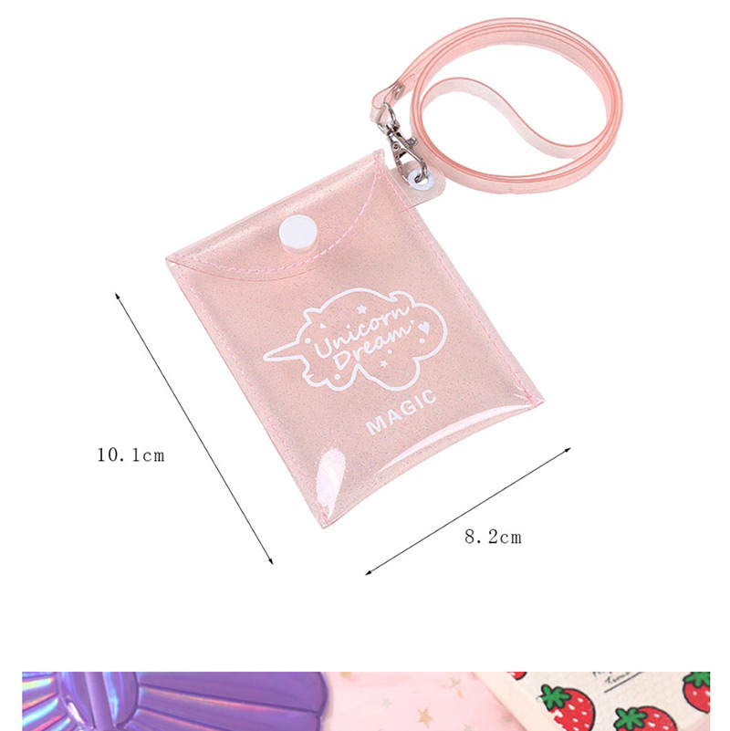 Fashion Rose Red Transparent Glitter Card Package,Postcard/Card