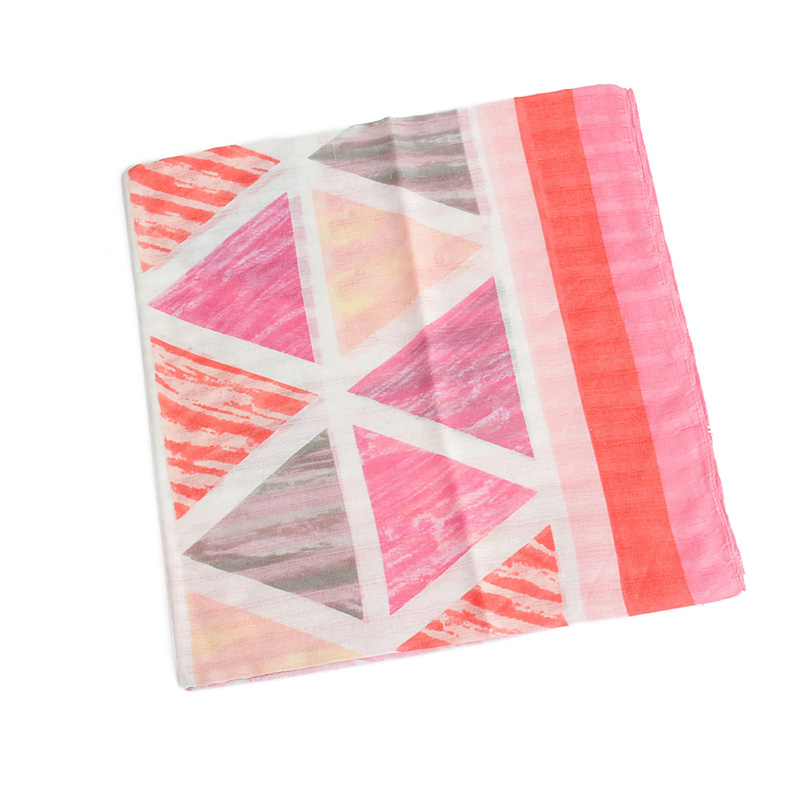 Fashion Color Triangle Printed Scarf Shawl,Thin Scaves