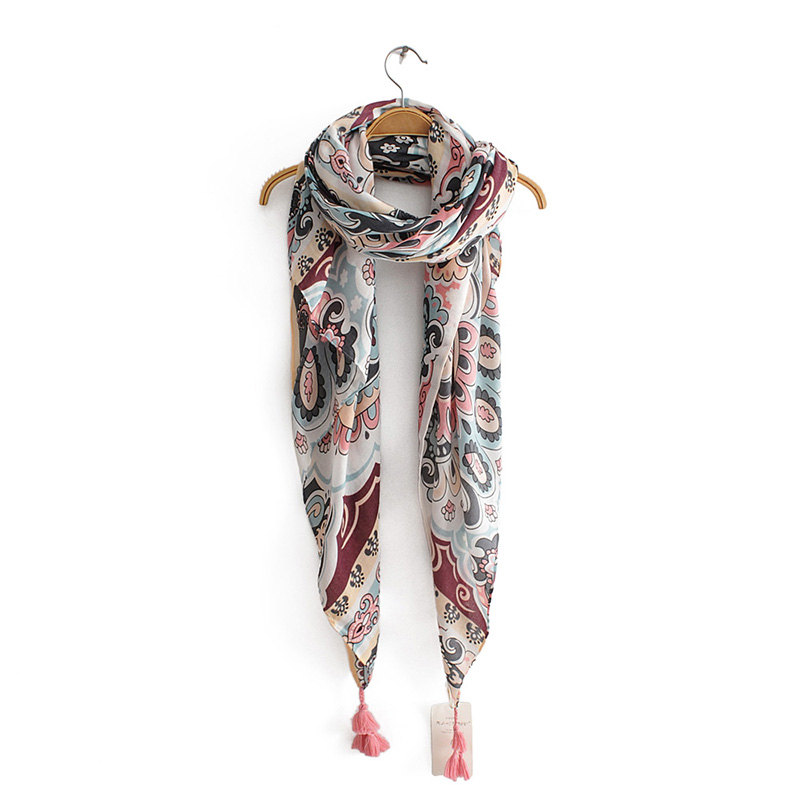 Fashion Color Pattern Printed Scarf Sunscreen,Thin Scaves