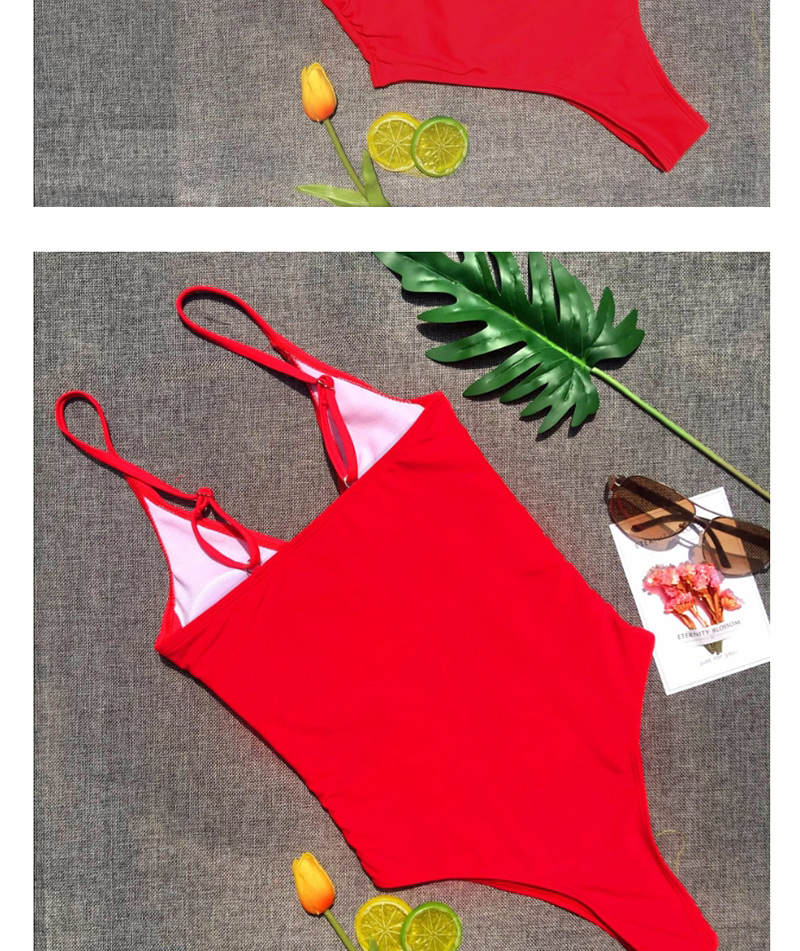 Fashion Green Bow Tie Swimsuit,One Pieces
