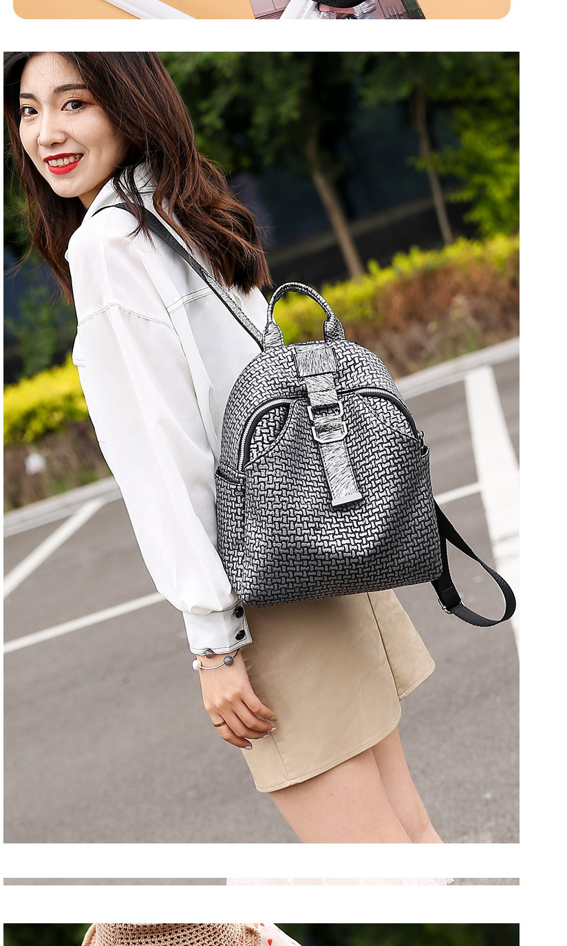 Fashion Black Elephant Pattern Backpack,Backpack