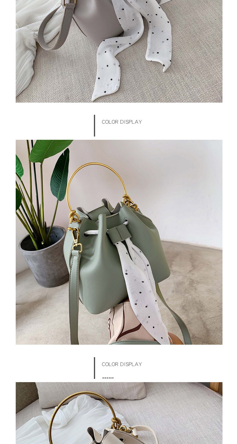 Fashion Green Silk Scarf Shoulder Bag,Handbags