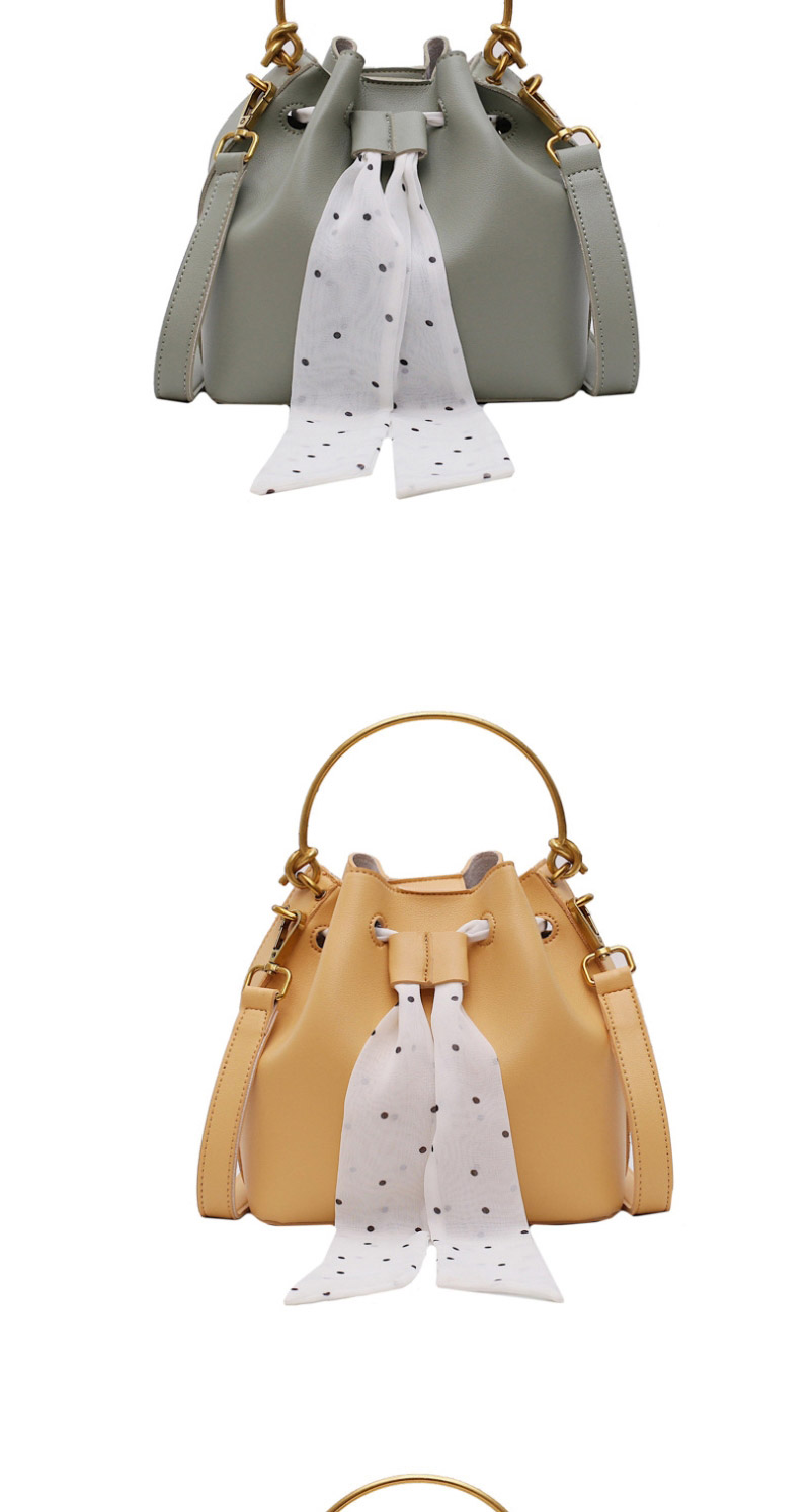 Fashion Green Silk Scarf Shoulder Bag,Handbags