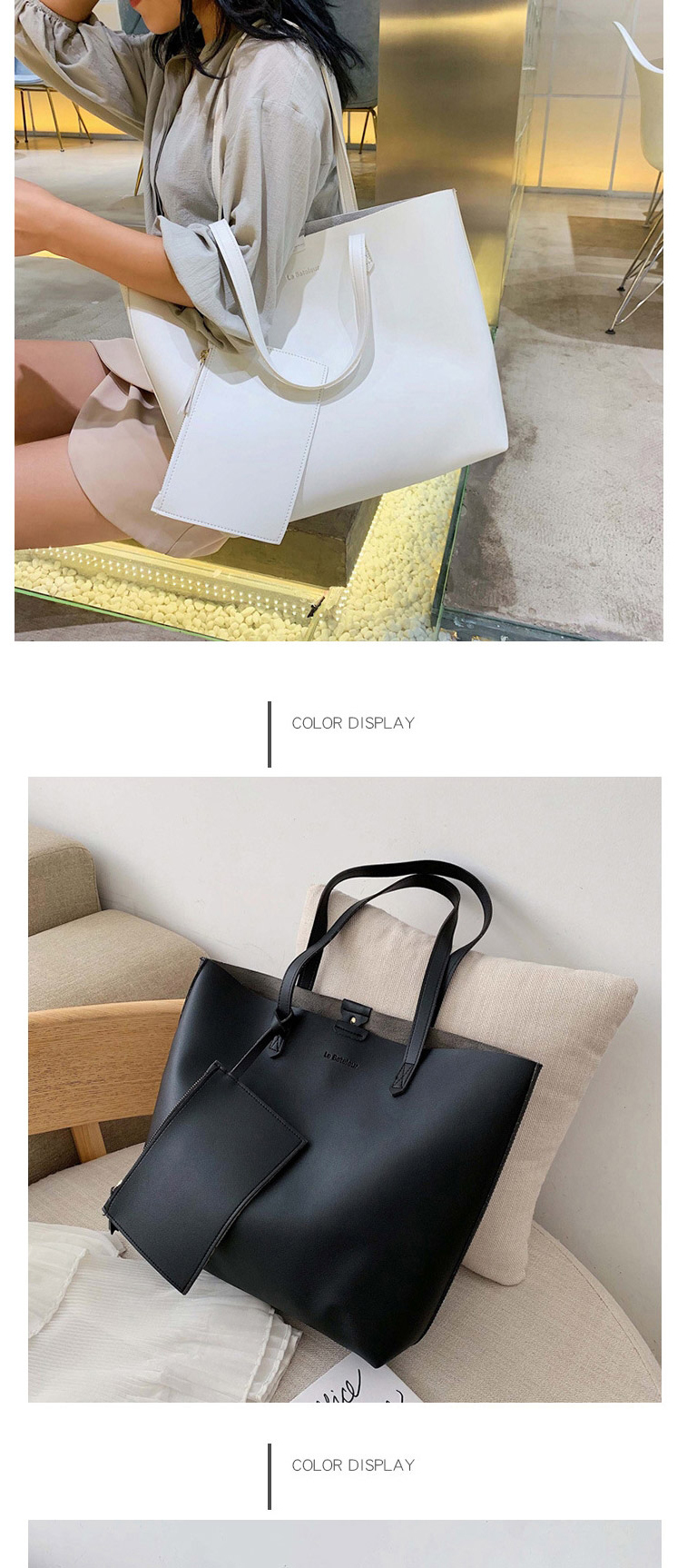 Fashion Black One-shoulder Portable Messenger Bag,Messenger bags