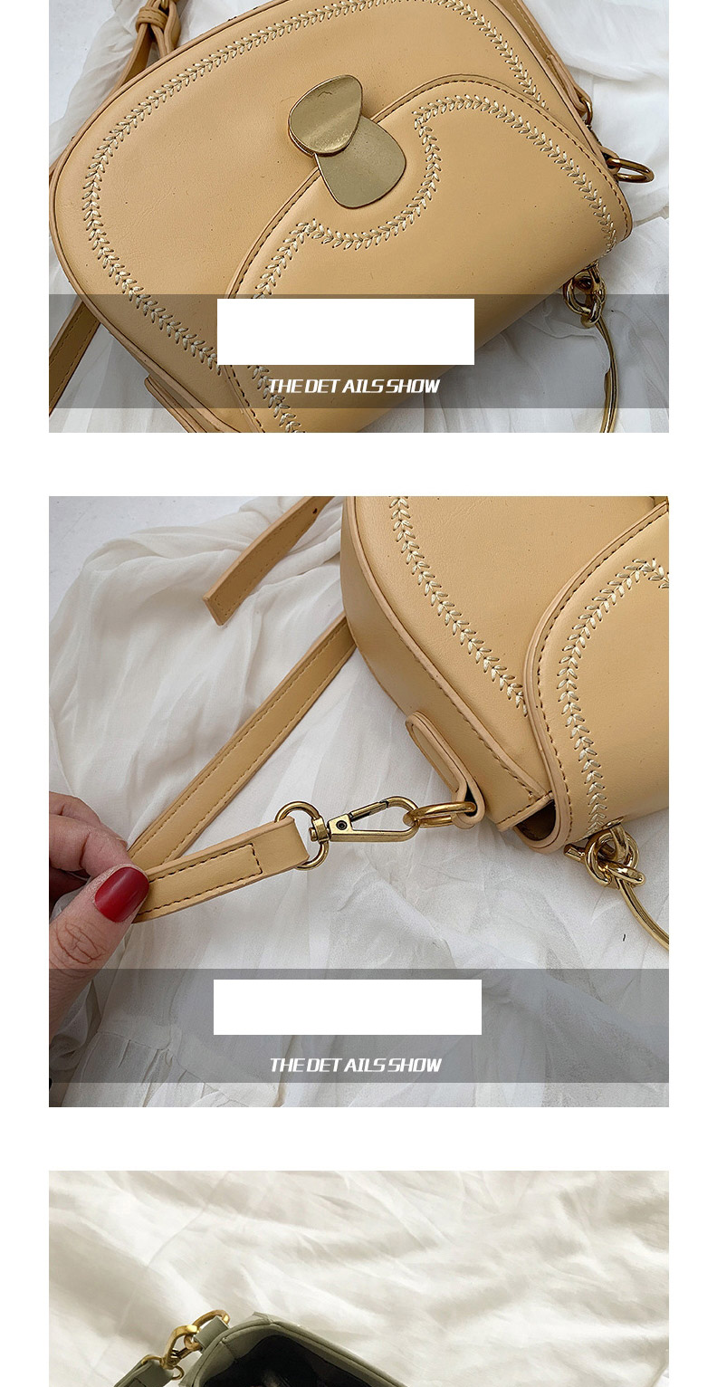 Fashion White Locked Crossbody Shoulder Bag,Handbags