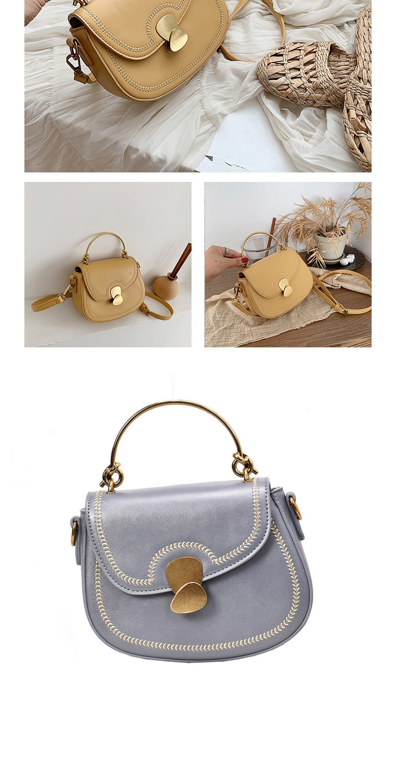 Fashion Blue Locked Crossbody Shoulder Bag,Handbags