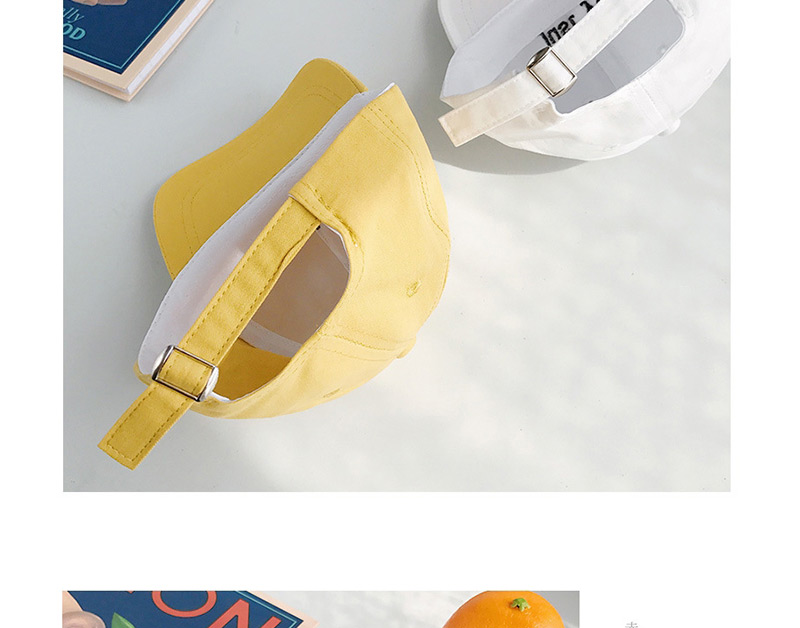 Fashion Just Yellow Letter Printed Baby Baseball Cap,Children