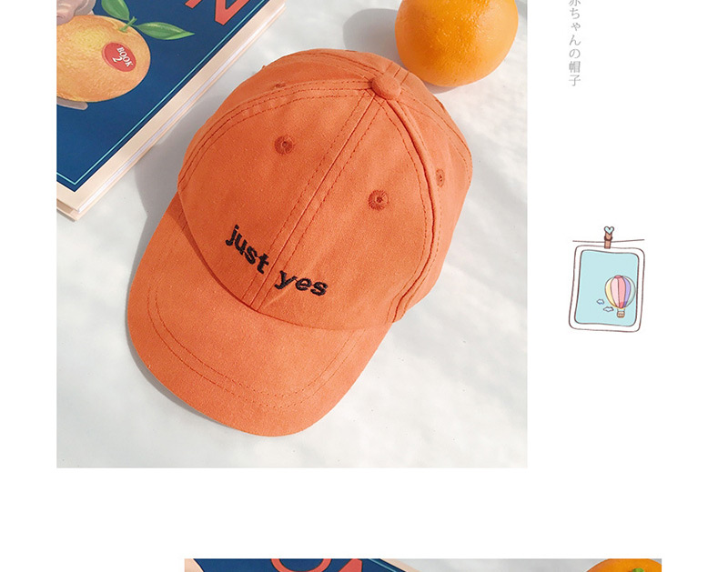 Fashion Just Black Letter Printed Baby Baseball Cap,Children