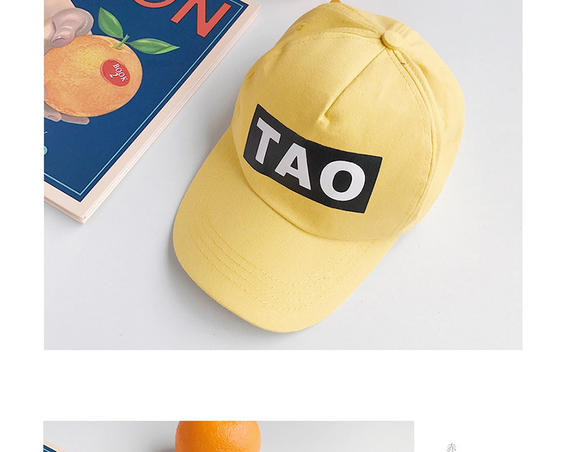 Fashion Tao Yellow Letter Print Children