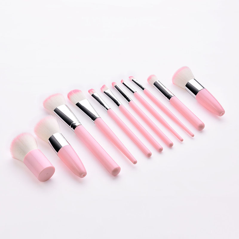 Fashion Pink 11 Stick Makeup Brush,Beauty tools
