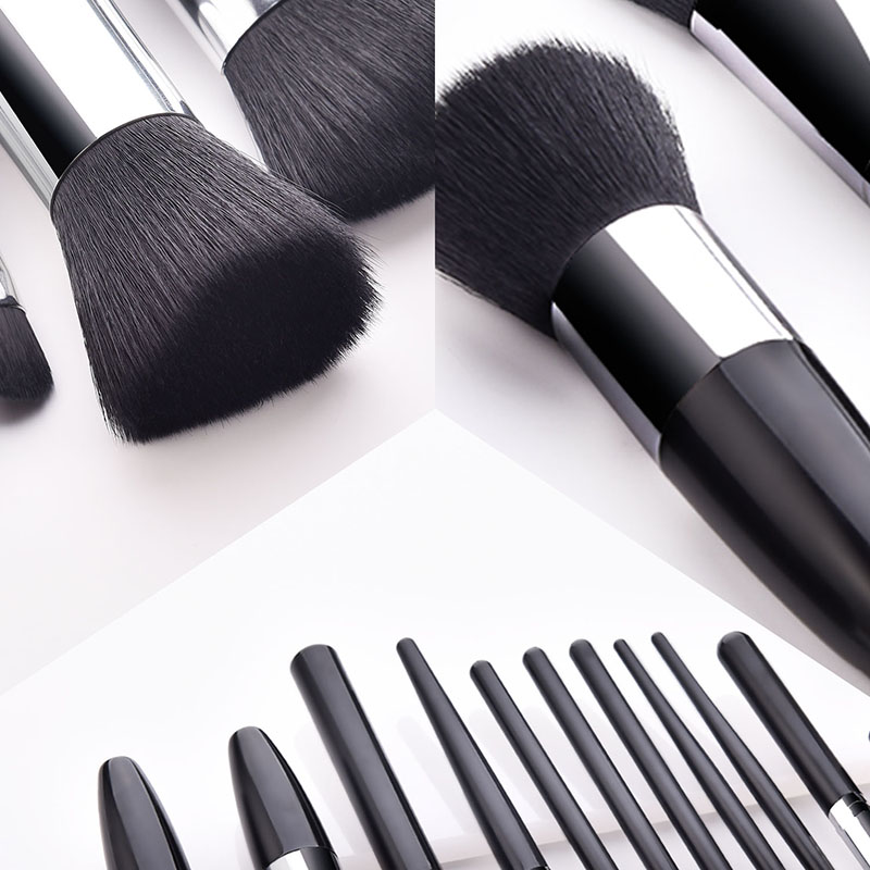 Fashion Black 11 Stick Makeup Brush,Beauty tools