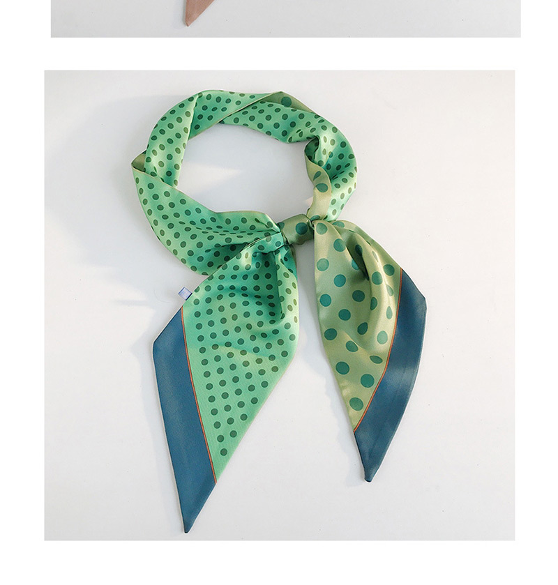 Fashion Wide Bevel Size Point Green Little Little Scarf,Thin Scaves