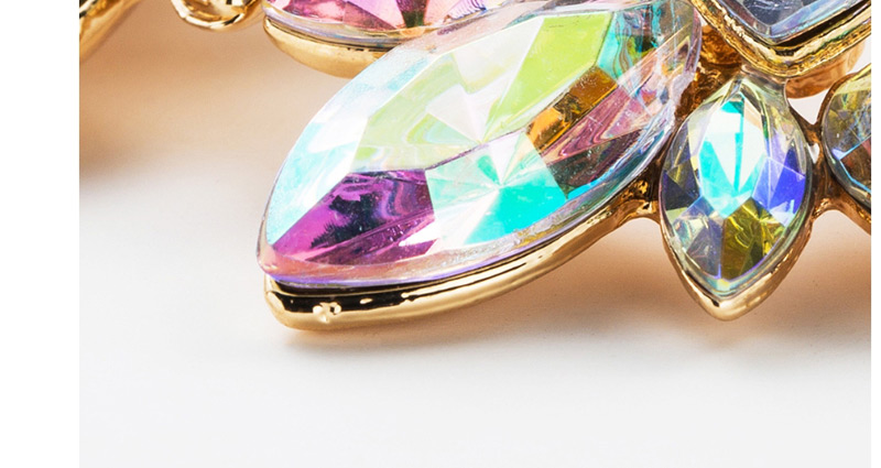 Fashion Ab Color Acrylic Diamond Geometric Earrings,Drop Earrings