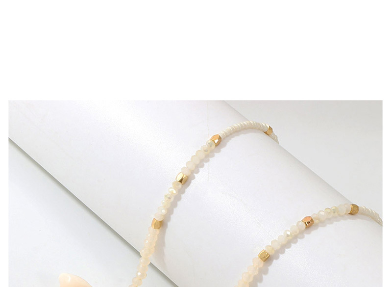 Fashion White Mizhu Tandem Natural Shell Necklace,Pendants