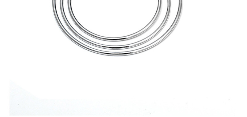 Fashion Silver 60mm Metal Big Ear Ring,Hoop Earrings