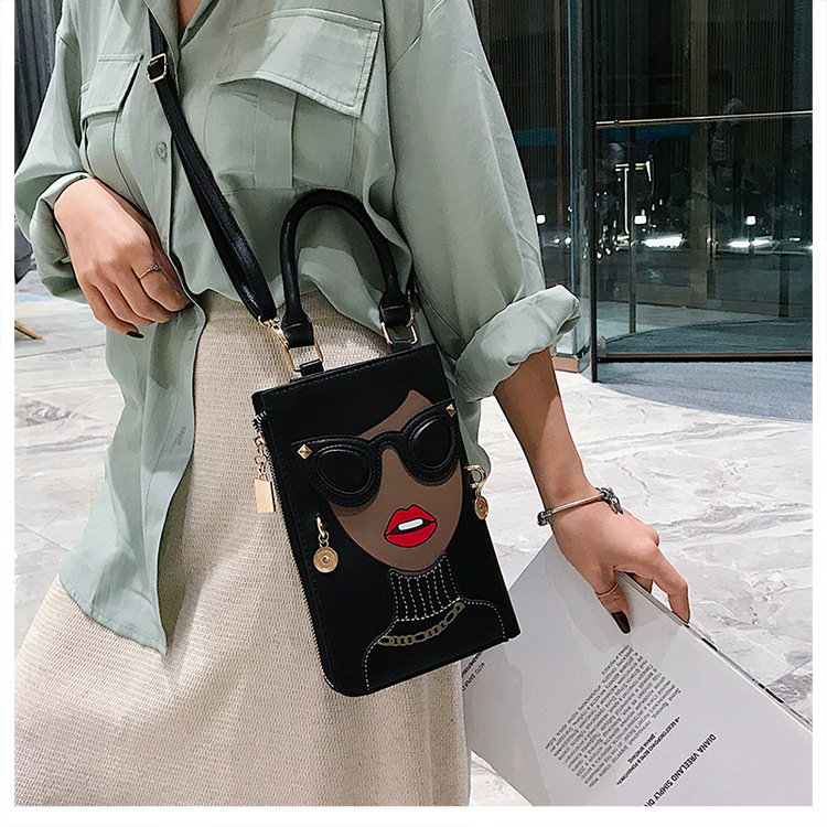 Fashion Gold Beauty Print Shoulder Bag Shoulder Bag,Handbags