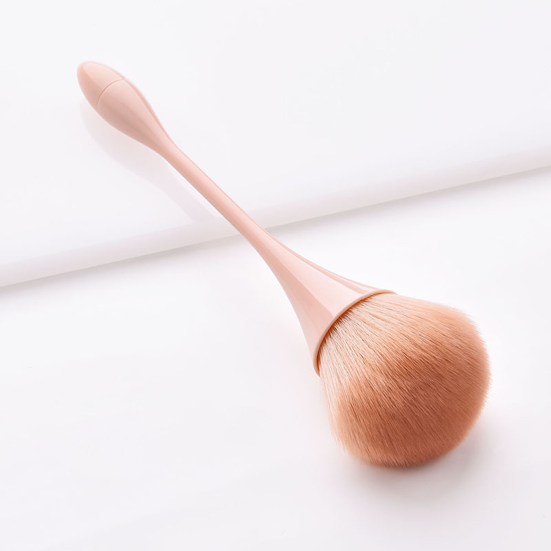 Fashion Pink Single Pack Small Waist Loose Powder Brush,Beauty tools