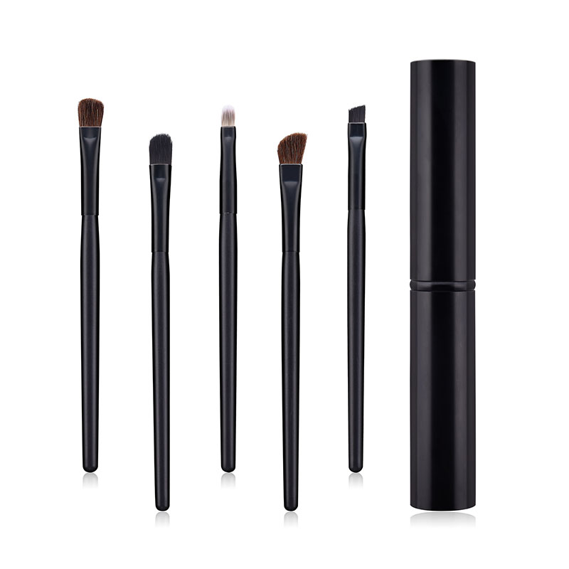 Fashion Black 5-pack Eye Makeup Brush,Beauty tools