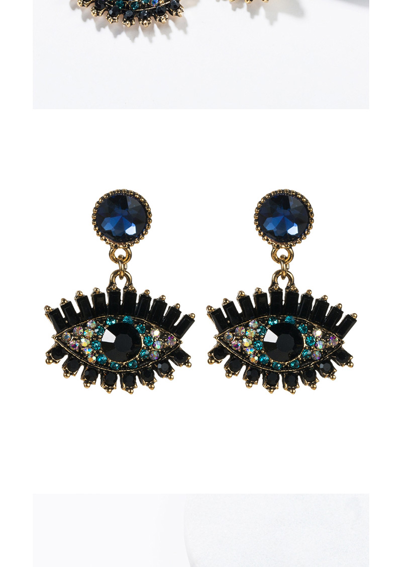 Fashion Blue Eye-studded Earrings,Drop Earrings