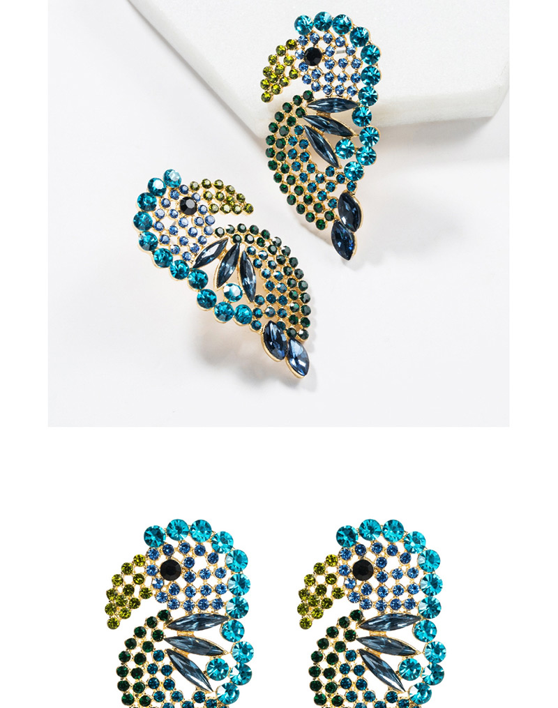 Fashion Color Acrylic Diamond Stud Earrings,Stud Earrings
