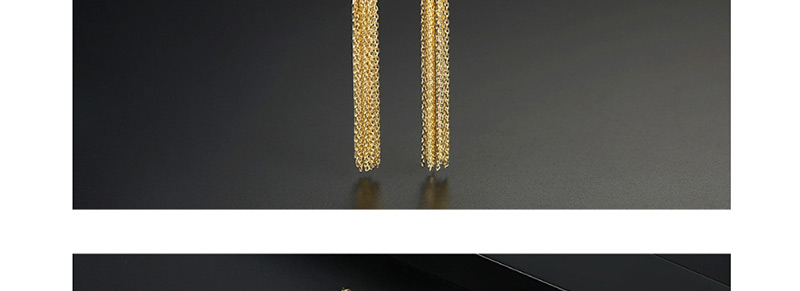 Fashion 18k Gold Lantern Tassel Earrings,Earrings