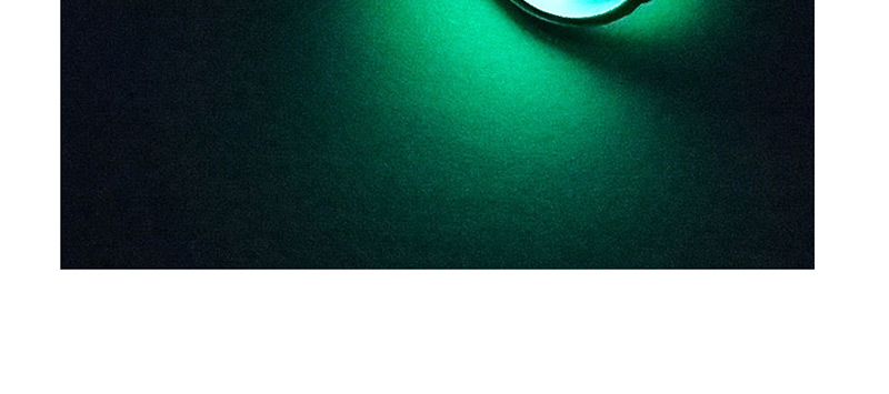 Fashion Green Luminous Hollow Spiral Water Droplets Glowing Necklace,Pendants