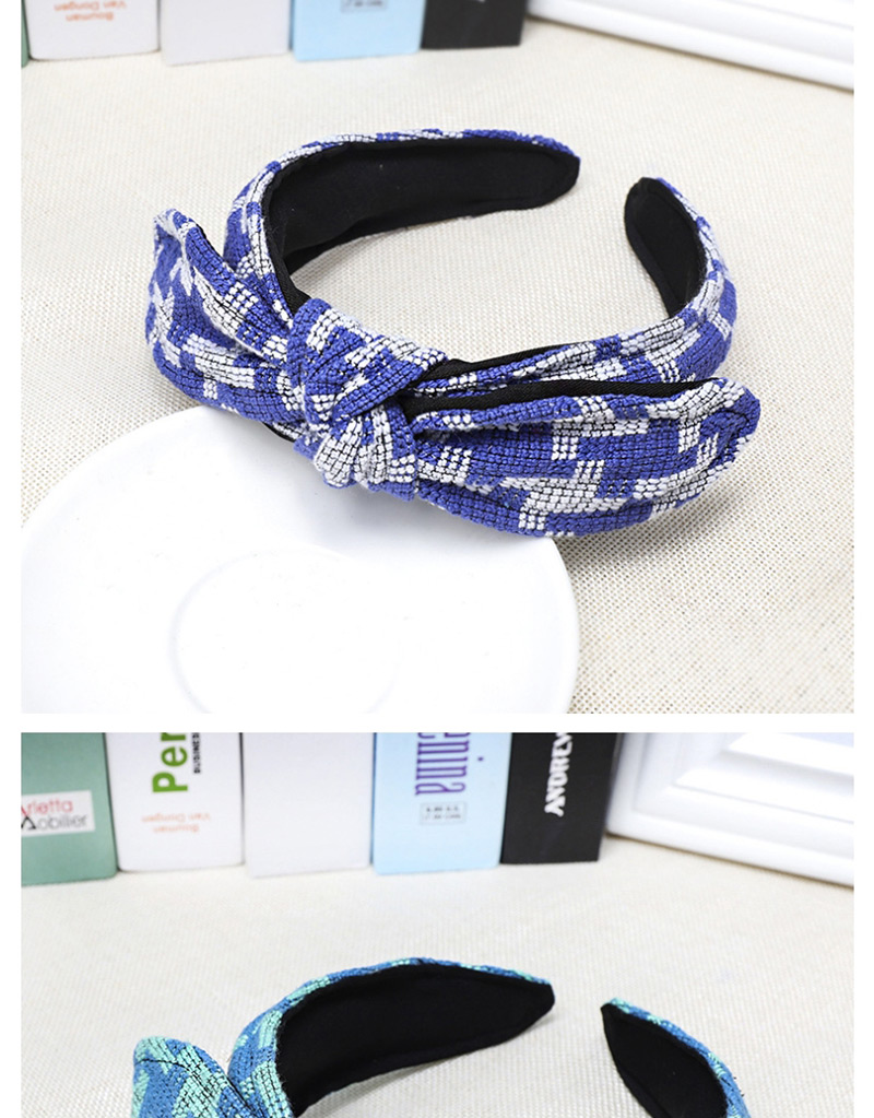 Fashion Royal Blue Ribbon Bow Headband Color Ribbon Bow Headband,Head Band