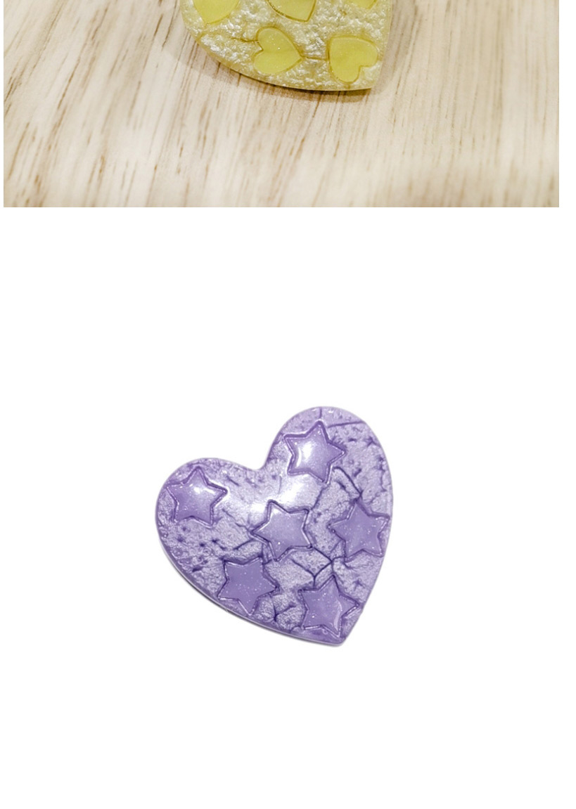 Fashion Blue Love Duckbill Clip Acetate Candy Acrylic Hair Clip,Hairpins