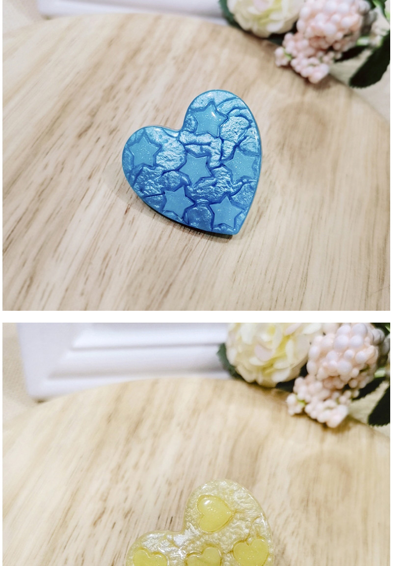 Fashion Blue Love Duckbill Clip Acetate Candy Acrylic Hair Clip,Hairpins