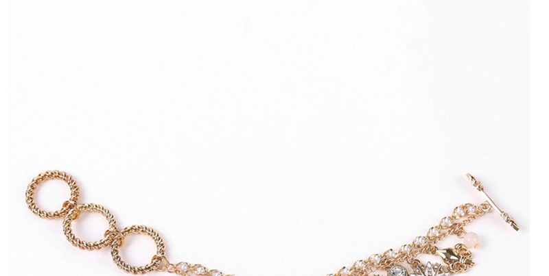 Fashion Gold Snowflake Drop Glaze Christmas Bracelet,Fashion Bracelets