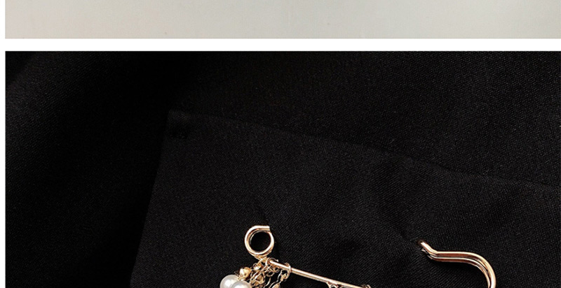 Fashion Gold Pearl Flash Drill Brooch,Korean Brooches